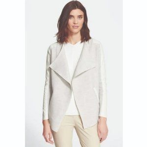 Ted Baker Hazie Boiled Wool Wrap: Gray/White